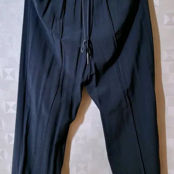 [BUNJANG] Charcoal Wide-Leg Banding Slacks / (새상품) 와이드 팬츠 차콜