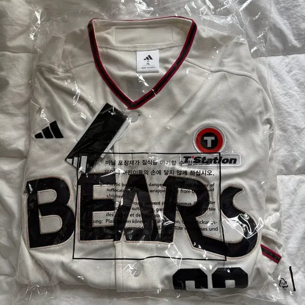 [BUNJANG] Doosan Bears Adidas Authentic Old Uniform Kim Taek Yeon XL / XL 두산베어스 아디다스 어센틱 올드 유니폼 김택연 마킹