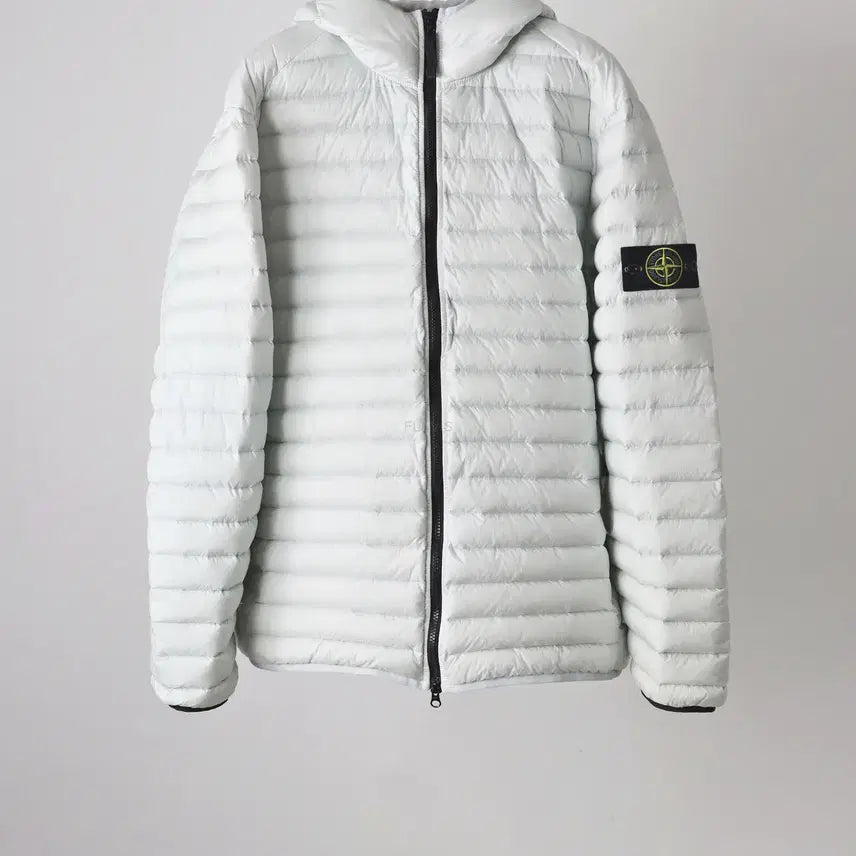[BUNJANG] Stone Island Loom Woven Light Down Jacket Ice XXL / 스톤아일랜드 룸우븐 경량패딩 아이스 XXL팝니다.