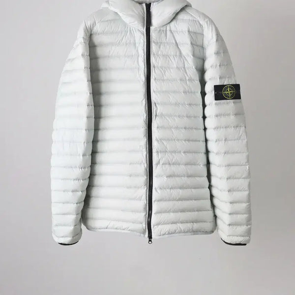 [BUNJANG] Stone Island Loom Woven Light Down Jacket Ice XXL / 스톤아일랜드 룸우븐 경량패딩 아이스 XXL팝니다.