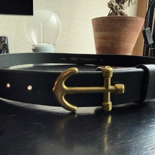 [BUNJANG] Tory USA Bridle Leather Belt / TORY USA 토리 브라이덜 가죽벨트