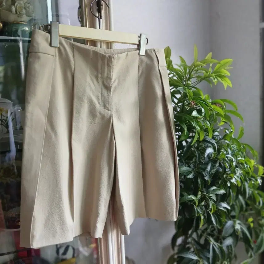 [BUNJANG] Misha Beige Culotte Pants Size 66 / 한섬 미샤베이지색 큐롯 팬츠 79-100 66