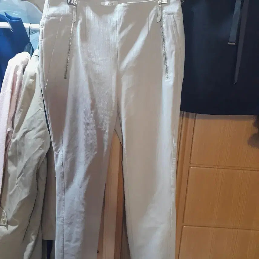 [BUNJANG] TIME Women's Beige Slacks - Waist 61 / 타임 여성 슬랙스 허리 61