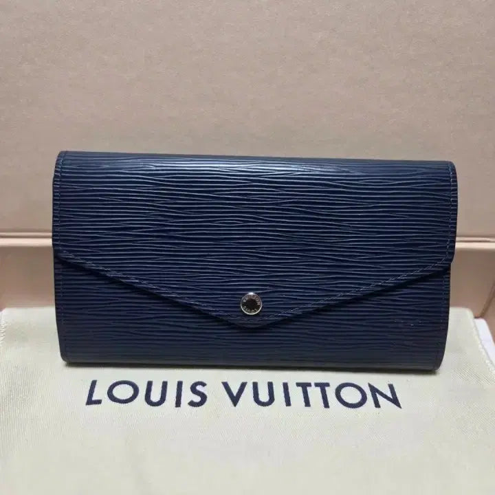 [BUNJANG] Louis Vuitton Epi Leather Long Wallet Navy / [정품 / 풀구성] 루이비통 에피 가죽 장지갑 네이비