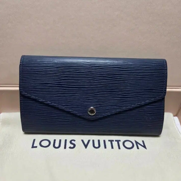 [BUNJANG] Louis Vuitton Epi Leather Long Wallet Navy / [정품 / 풀구성] 루이비통 에피 가죽 장지갑 네이비