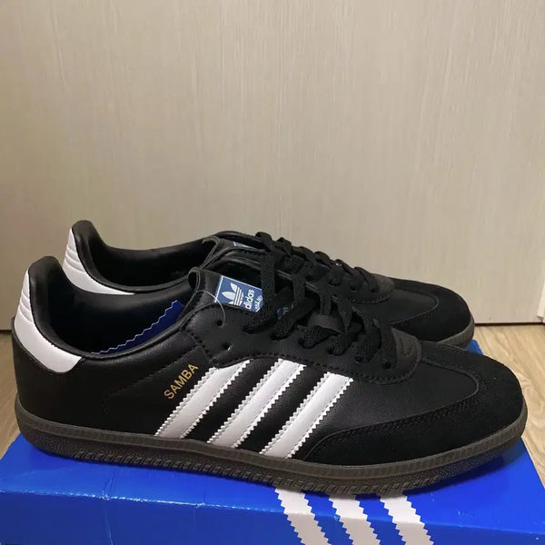 [BUNJANG] Adidas Samba Black WhiteOG Sneakers / 아디다스 삼바 블랙 화이트 (박스풀구성)