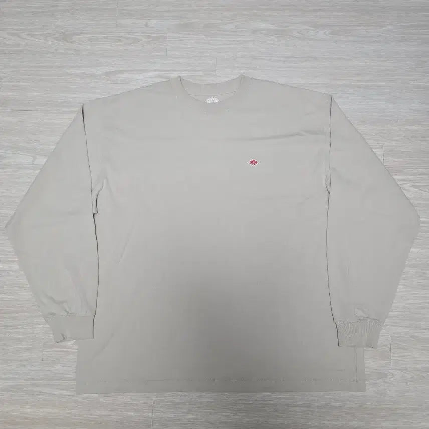 [BUNJANG] Danton Long Sleeve T-Shirt Greyish Beige XXL / 단톤 긴팔 티셔츠 그레이지 danton- XXL