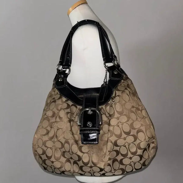 [BUNJANG] Coach Vintage Signature Shoulder Bag / Coach vintage shoulder bag 코치 빈티지 숄더백