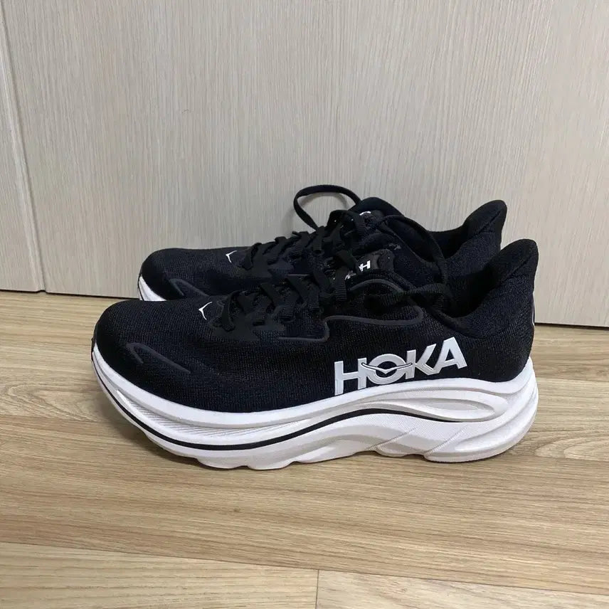 [BUNJANG] Hoka Clifton 10 Black Running Shoes 250mm / 호카 hoka 클리프톤10 블랙 250mm