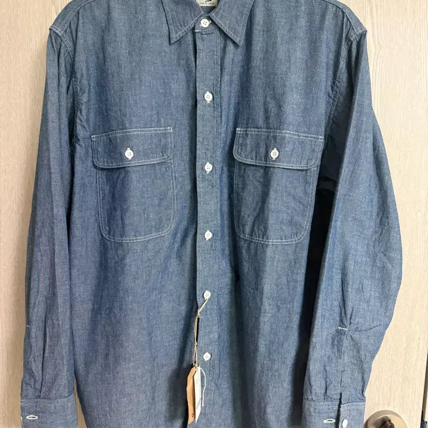[BUNJANG] OrSlow Chambray Shirt Size 4 New / 오어슬로우 샴브레이 셔츠 4사이즈 새상품