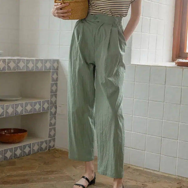 [BUNJANG] Lenina Valentine Baggy Pants Mint / Lenina 르니나 valentine baggy pants_mint