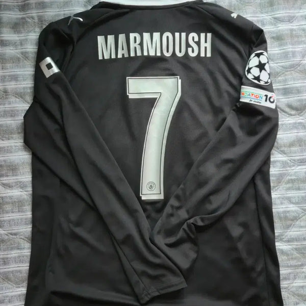 [BUNJANG] Manchester City 25-26 Away Marmoush Long Sleeve Jersey (Champions League Patch) / 25-26 맨시티 어웨이 마르무시 유니폼 (챔스 마킹)