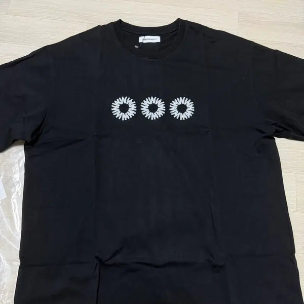 [BUNJANG] 999humanity EVD Logo Half T-Shirt Black / [3, L] 999휴머니티 EVD 로고 하프 티셔츠