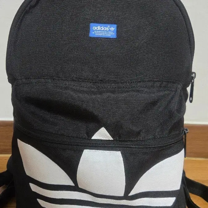 [BUNJANG] Adidas Originals Trefoil Logo Black Backpack / 아디다스 오리지날 불꽃마크 블랙색상 백팩