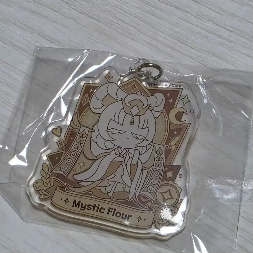 [BUNJANG] Cookie Run Kingdom Mystic Flower Acrylic Keyring / 쿠키런 킹덤 미스틱플라워 아크릴키링 교환