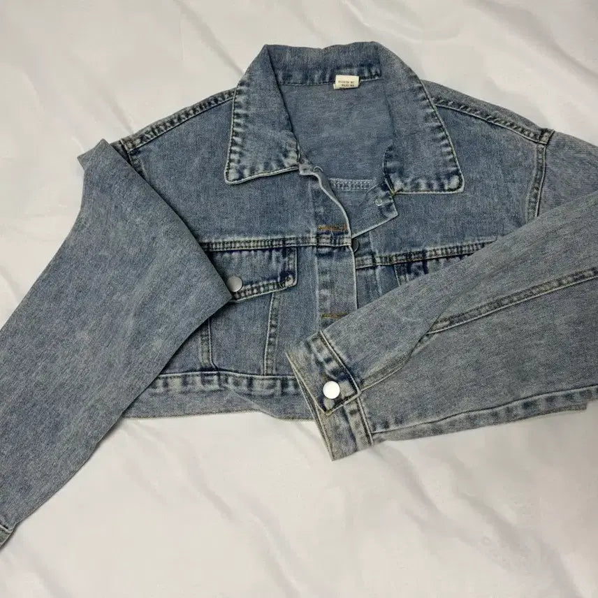 [BUNJANG] Cropped Denim Jacket / 크롭 청자켓