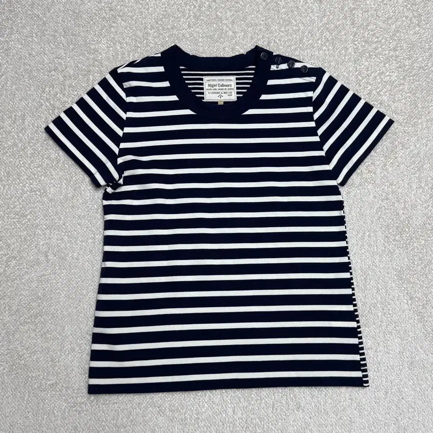 [BUNJANG] Nigel Cabourn Woman Sailor Tee Navy Size 10 (L) / 나이젤카본 우먼 세일러티 네이비 10사이즈 (L)