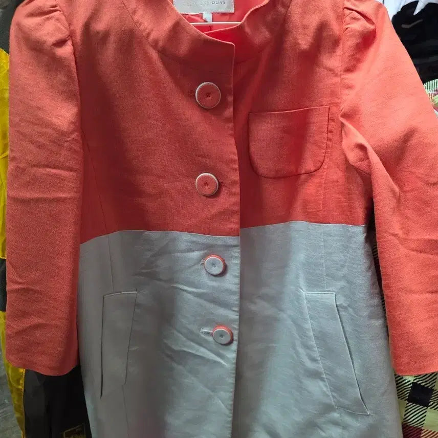 [BUNJANG] Olive Two-Tone Jacket Size 85 / 올리브 투톤 자켓85