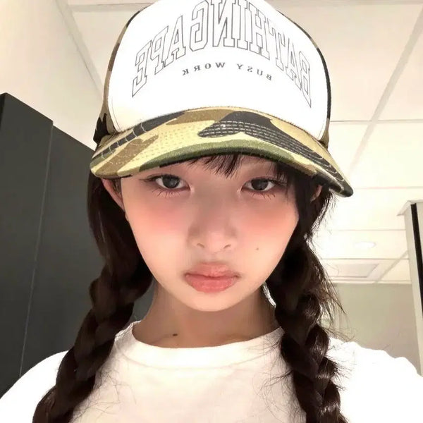 [BUNJANG] BAPE Camo Ball Cap / 베이프 카모 볼캡 캡모자 레이 손민수템 양도 판매