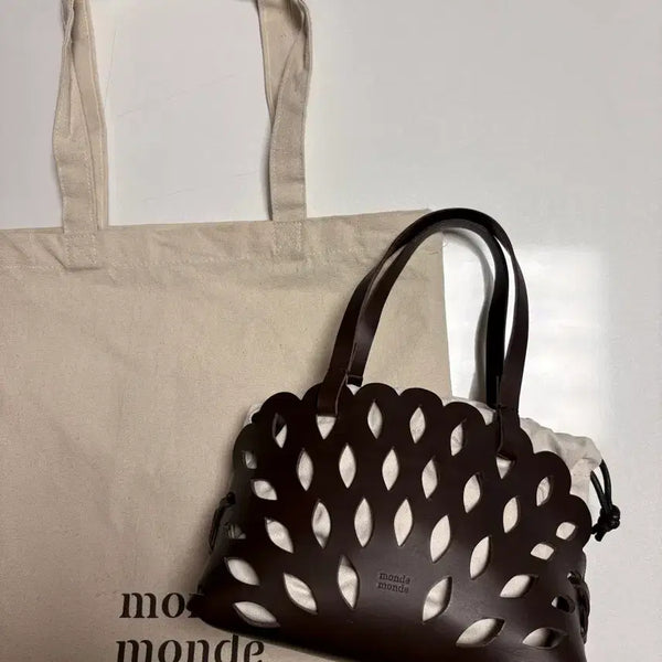 [BUNJANG] MondeMonde Pluma Tote Bag / 몽드몽드 pluma 토트백
