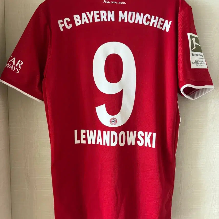 [BUNJANG] FC Bayern Munich 20-21 Home Robert Lewandowski Authentic Jersey / 20-21 바이에른뮌헨 홈 레반도프스키 유니폼 정품