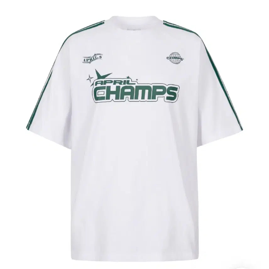 [BUNJANG] BONBONS X APRIL8 APRIL CHAMPS Oversized T-Shirt / 본챔스X에이프릴에잇 에이프릴 챔스 오버핏 티셔츠