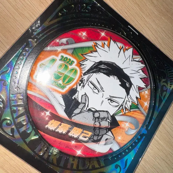 [BUNJANG] Katsuki Bakugo 2025 Birthday Badge (Sealed) / 미개봉 바쿠고 2025 생일 뱃지