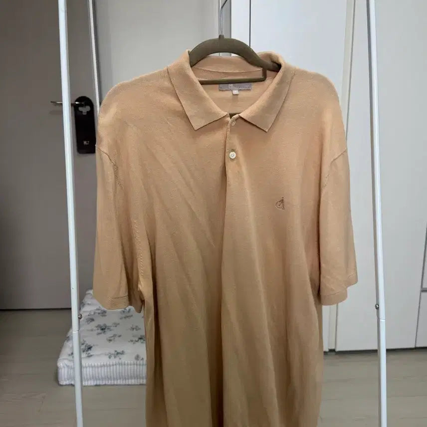 [BUNJANG] Beanpole Men's Collar Knit Beige / 빈폴 남성 카라니트 베이지