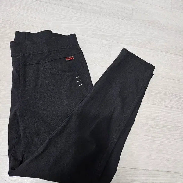 [BUNJANG] Check Span Slacks Pants - Black, M / 체크 스판 슬랙스 팬츠 블랙 M
