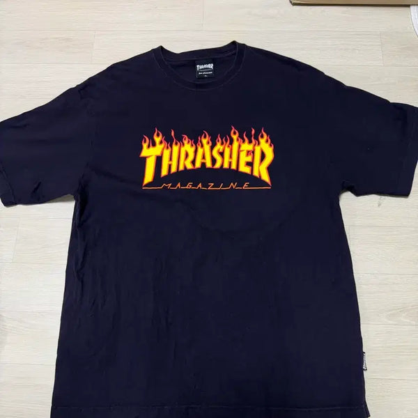 [BUNJANG] Thrasher Flame Logo T-Shirt Black XL / [xl] 트레셔 플레임 티셔츠 블랙