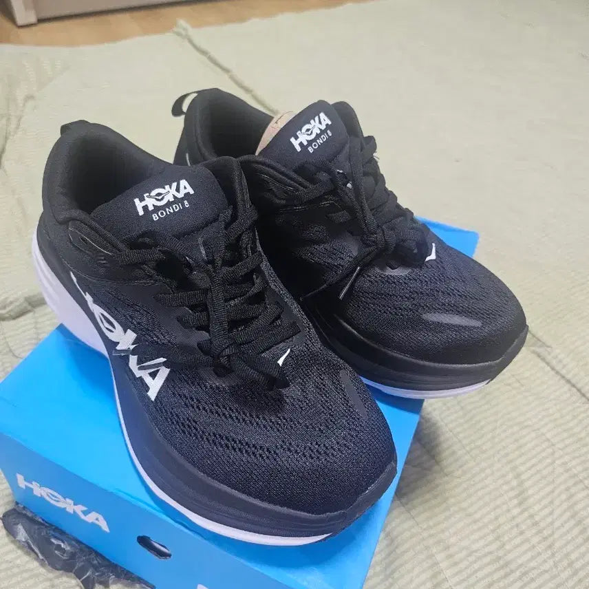 [BUNJANG] Hoka Bondi 8 Black Men's Running Shoes Size 265 / 호카 본디 8 블랙 265 새상품