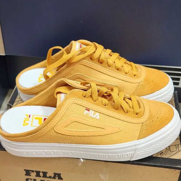 [BUNJANG] Fila Mule Sneakers Yellow Size 250 / 새상품]휠라 뮬 스니커즈 250 옐로우