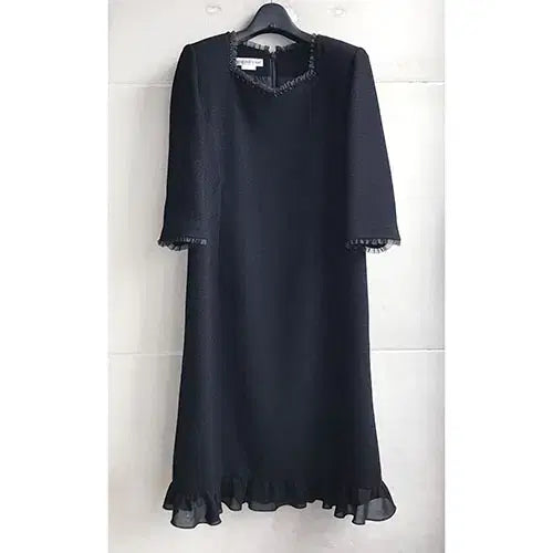 [BUNJANG] Selina Yoon Authentic Korean Polyester Blend Black Spring/Fall Dress / 셀리나윤 정품/국산 -통통66/새거수준