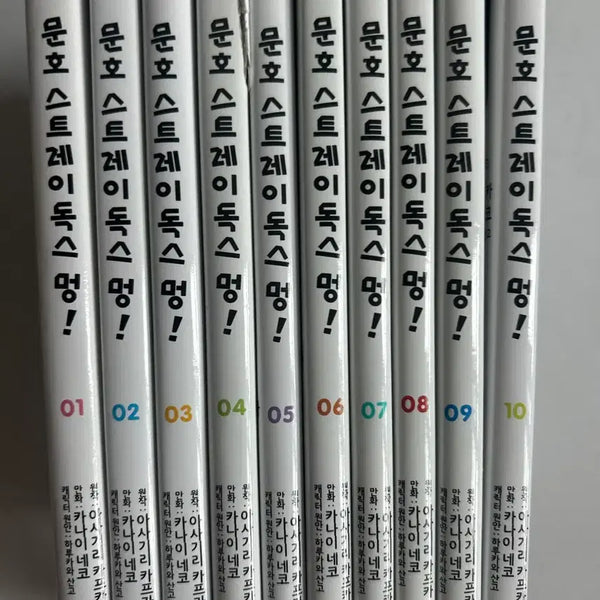 [BUNJANG] Bungo Stray Dogs Bungo Mung Comic Books Volumes 1-10 / 문스독 문스멍 만화책 1-10권
