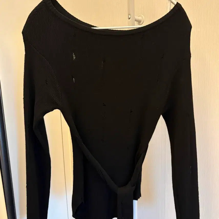 [BUNJANG] Summer Knit Black / 여름 니트 블랙