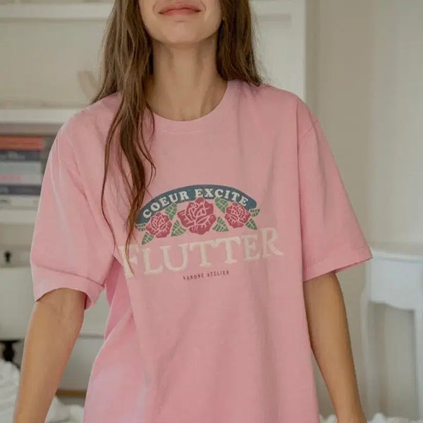 [BUNJANG] Banwon Atelier Pigment T-Shirt Pink / 반원아틀리에 피그먼트 티셔츠 핑크