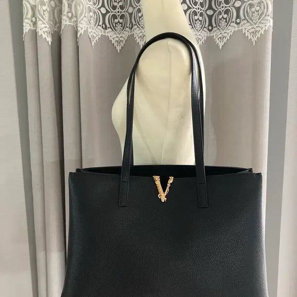 [BUNJANG] Versace Venice Medusa Shoulder Bag Black Leather New Authentic / 베르사체 숄더백 새 제품, 정품