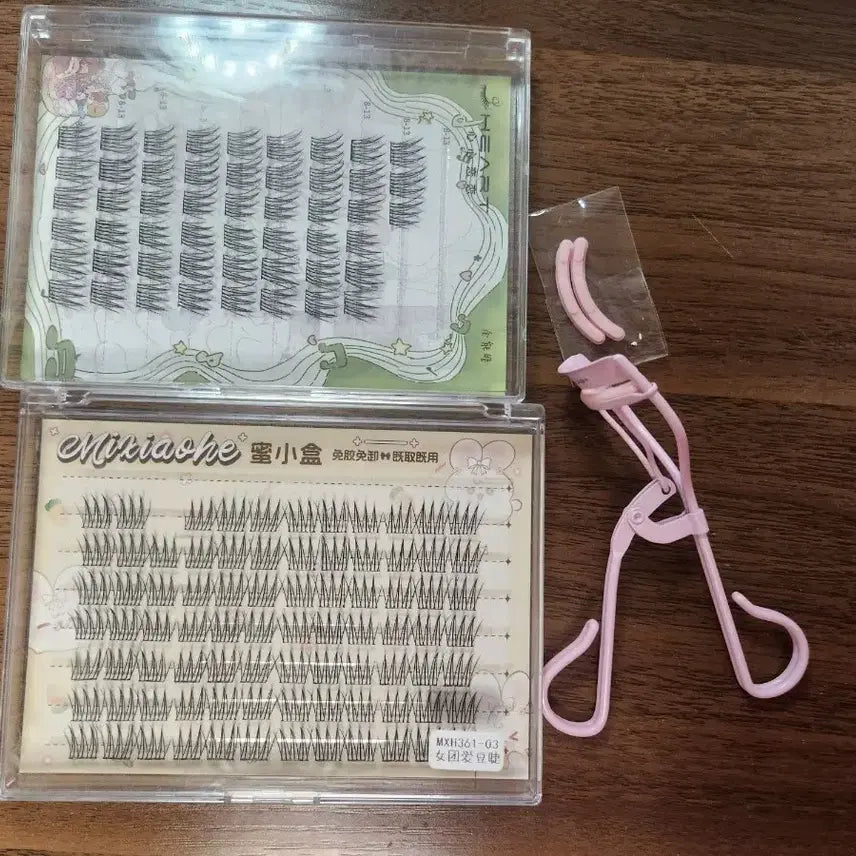 [BUNJANG] False Eyelash Set with Eyelash Curler / 속눈썹 세트 + 뷰러