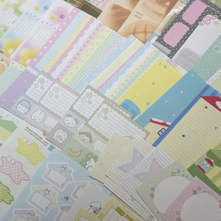 [BUNJANG] Decorative Paper Pack (Motijo) - Random Assortment / 다꾸용 모조지 랜덤팩 판매합니다! 모조지띵 (교환도 가능)