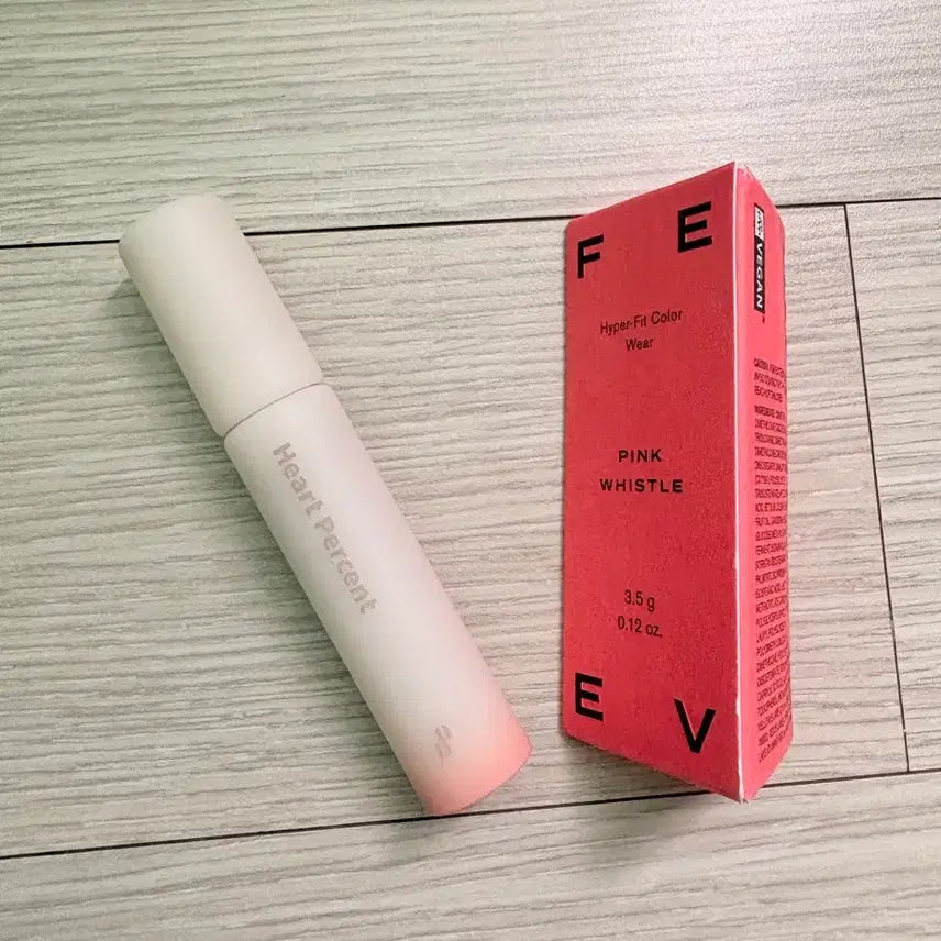 [BUNJANG] Heart Percent Dot On Mood Creamy Rose + Peuv Tint Bundle / [새상품]하트퍼센트 도트 온 무드 크리미로즈 + 피브 틴트