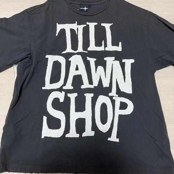 [BUNJANG] Tildon Shop Logo Short Sleeve T-Shirt Black XL / [xl] 틸던샵 로고 반팔 티셔츠 블랙