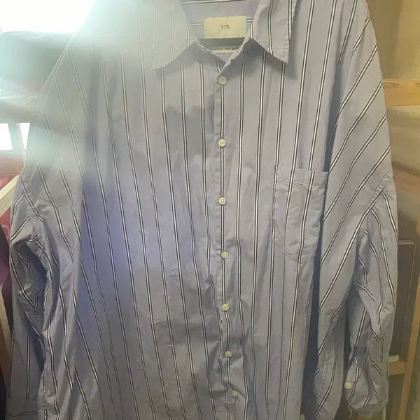 [BUNJANG] Years Ago Typewriter Shirt Wide Fit / [M] 이얼즈어고 타입라이터 포이카 셔츠 와이드핏