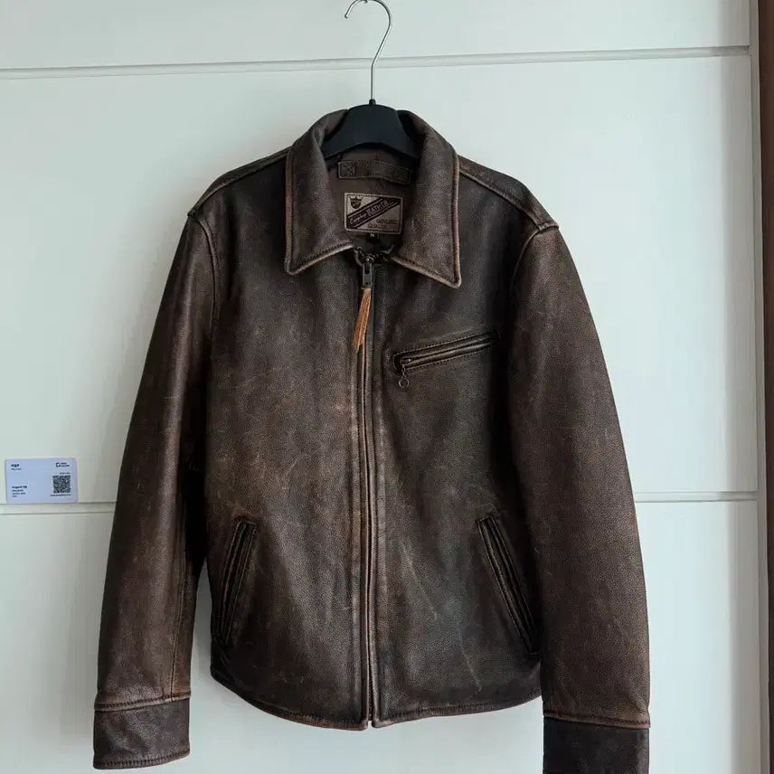 [BUNJANG] 1930s Sports Jacket Cowhide Jacket Size M (95) / 1930 스포츠자켓 뉴스보이맛 소가죽자켓 M사이즈(95)