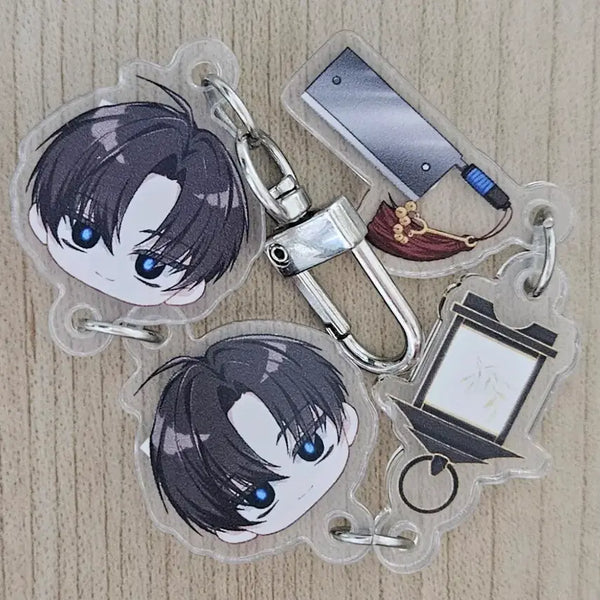 [BUNJANG] Gye-dam Office Choi Yo-won Chain Acrylic Keyring / 괴담출근 최요원 줄줄이 아크릴 키링