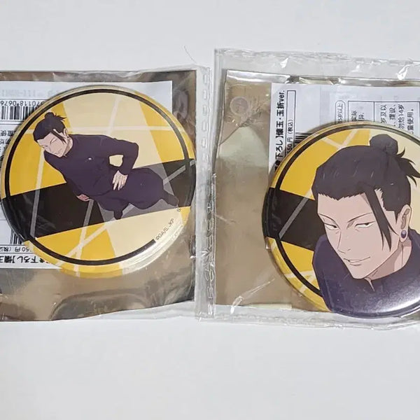 [BUNJANG] Jujutsu Kaisen Gojo & Geto Can Badge Set / 주술회전 고죠, 게토 캔뱃지 판매