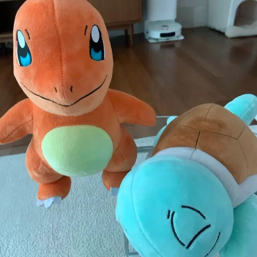 [BUNJANG] Pokemon Charmander & Squirtle Plush Set / 포켓몬 파이리 꼬북이 인형