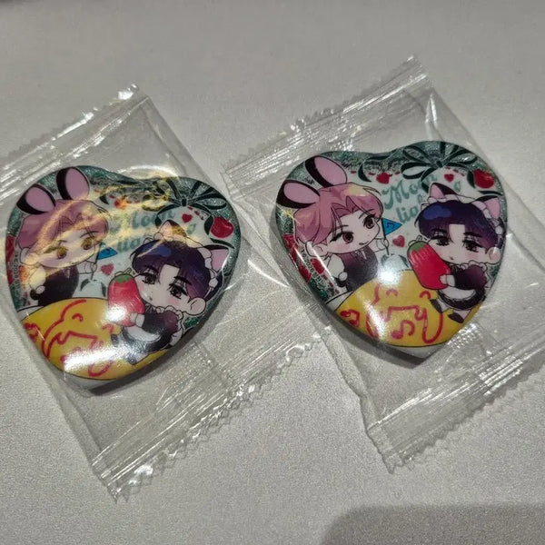[BUNJANG] Salon De Bon Night is Soft Can Badge Bundle Set / 살롱드르봉 캔뱃지 밤은부드러워라 밤부 일괄양도