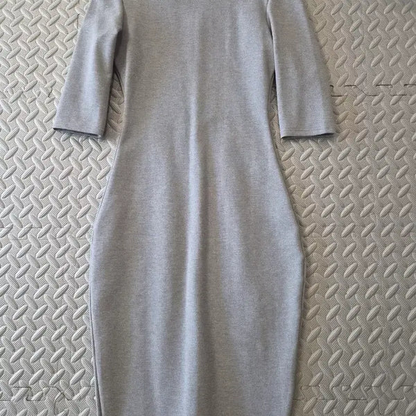 [BUNJANG] Slimline Gray Dress - Size S / 슬림라인 그레이 원피스 s사이즈