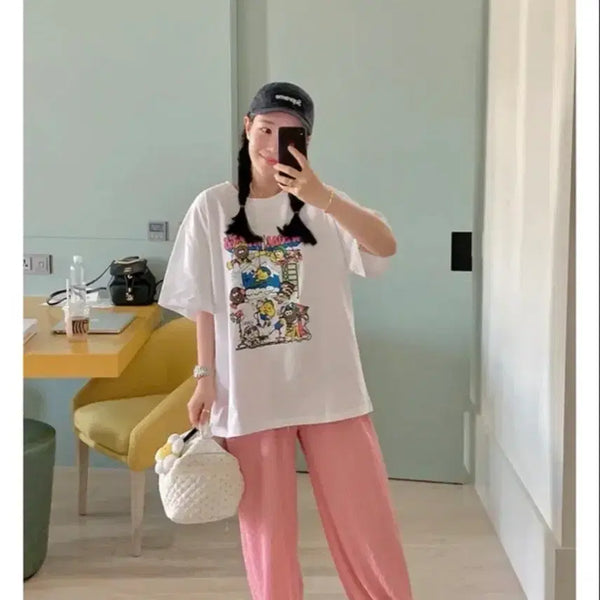 [BUNJANG] MinziKong Black Wide Pants / 민지콩 와이드 팬츠 블랙