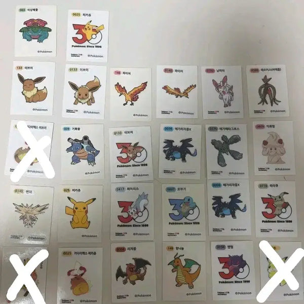 [BUNJANG] Pokemon TCG Stickers - Price Negotiable / 포켓몬 카드 띠부띠부씰 (가격제시)